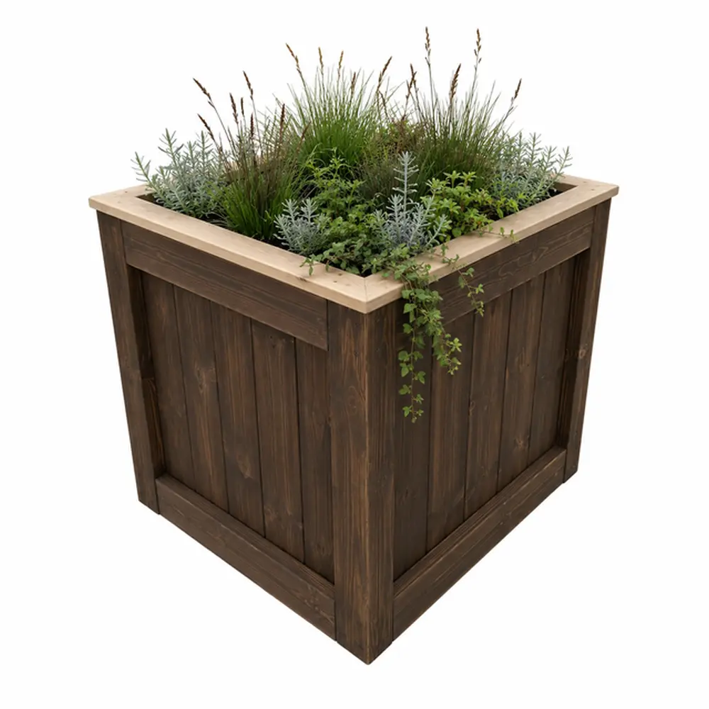 Customisable Wooden Trough Planter - Image 30