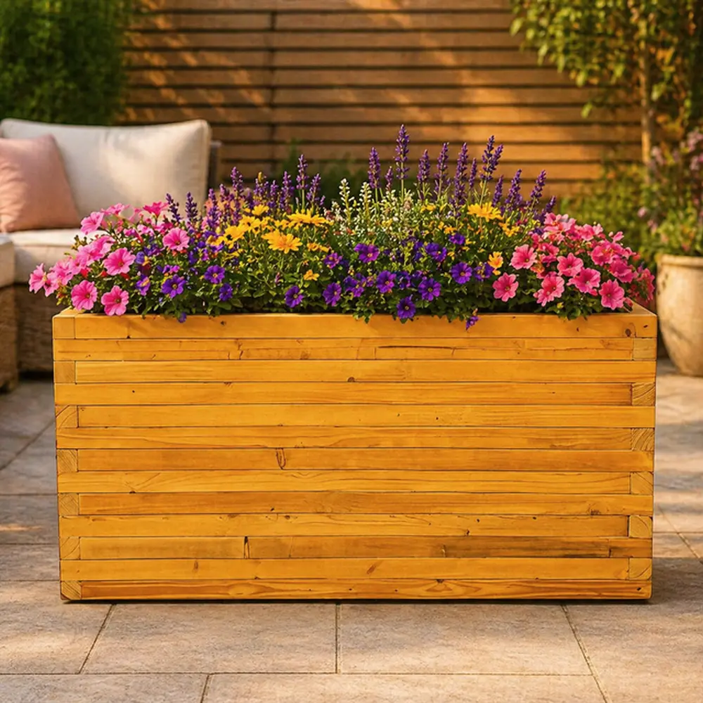 Customisable Wooden Trough Planter - Image 11