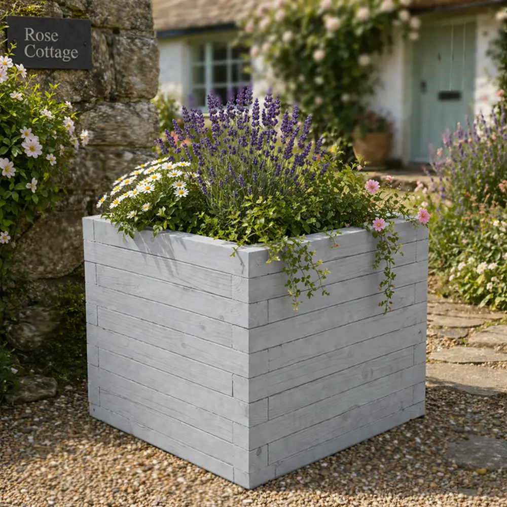 Customisable Wooden Trough Planter - Image 15