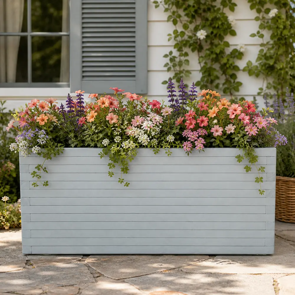 Customisable Wooden Trough Planter - Image 17