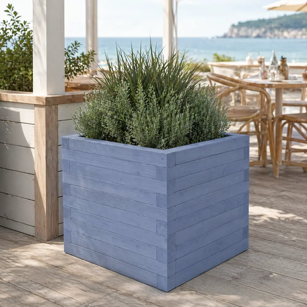 Customisable Wooden Trough Planter - Image 28