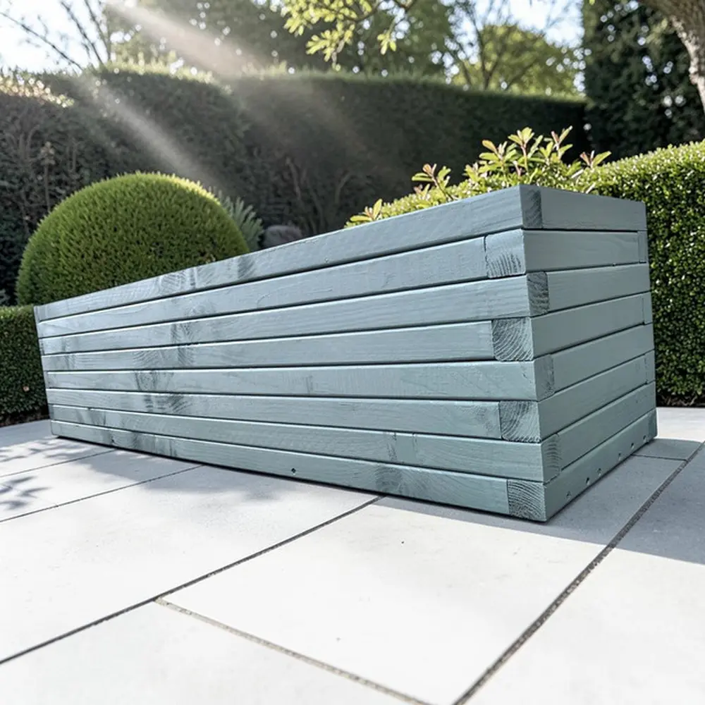 Customisable Wooden Trough Planter - Image 3