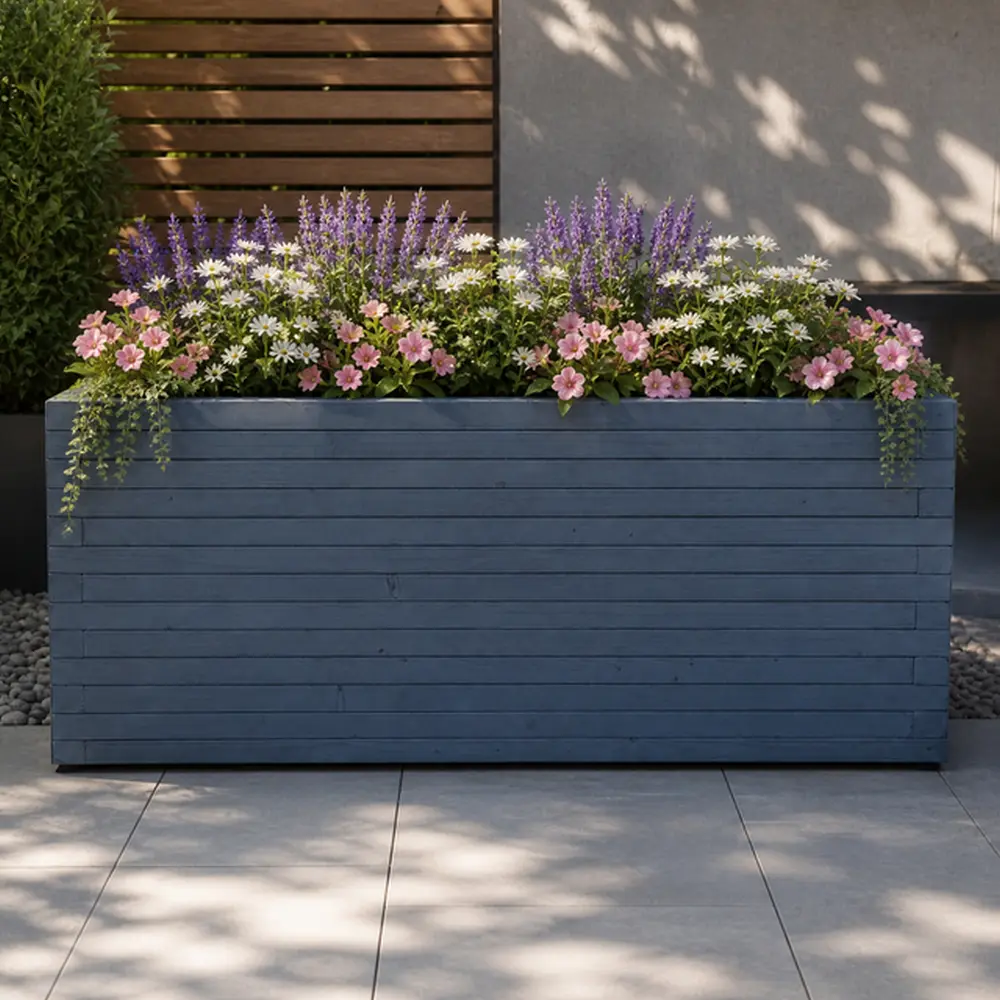 Customisable Wooden Trough Planter - Image 6