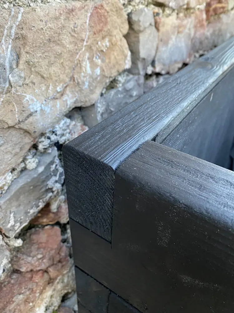 Customisable Wood Trough Trellis Planter - Image 20