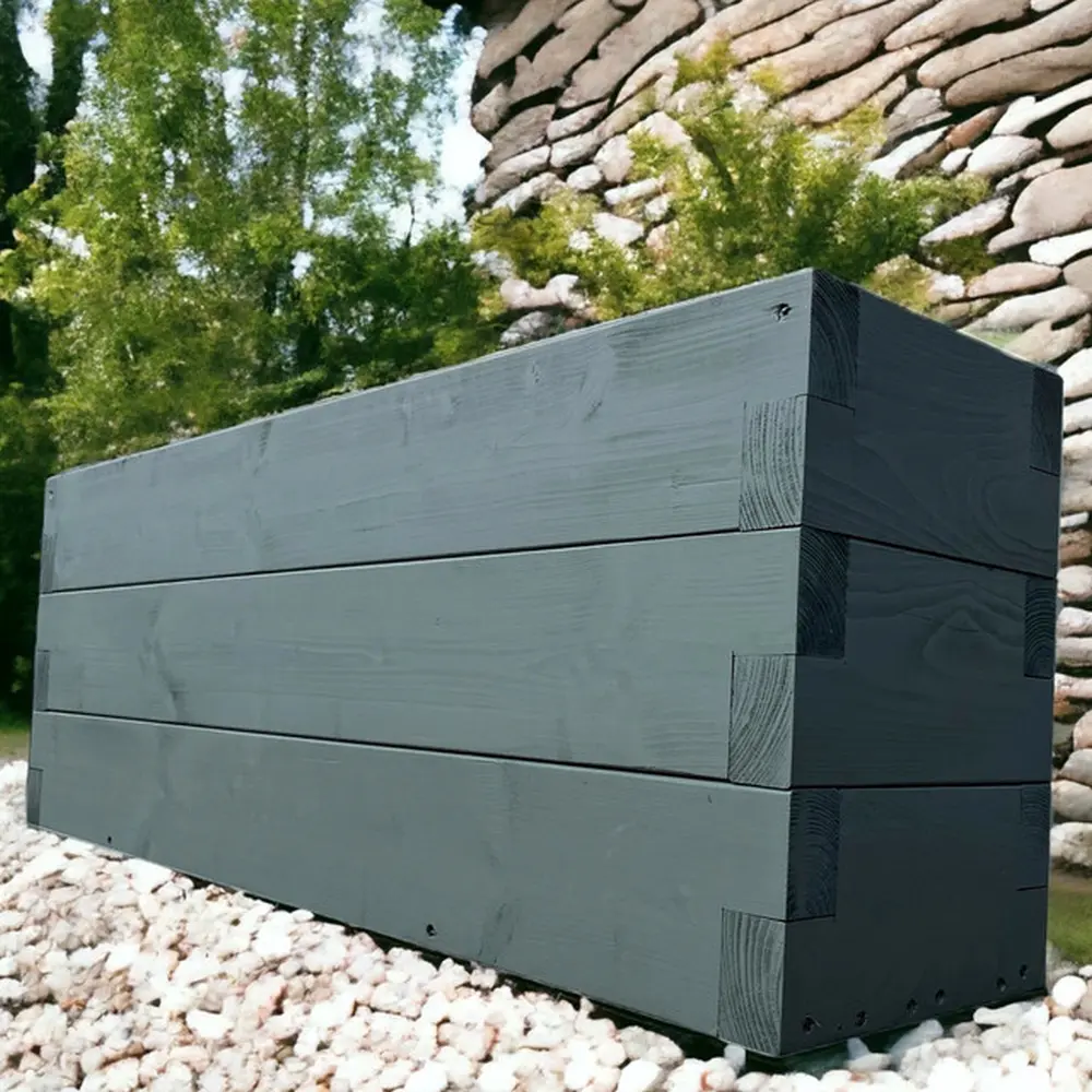 Customisable Wooden Trough Planter - Image 3