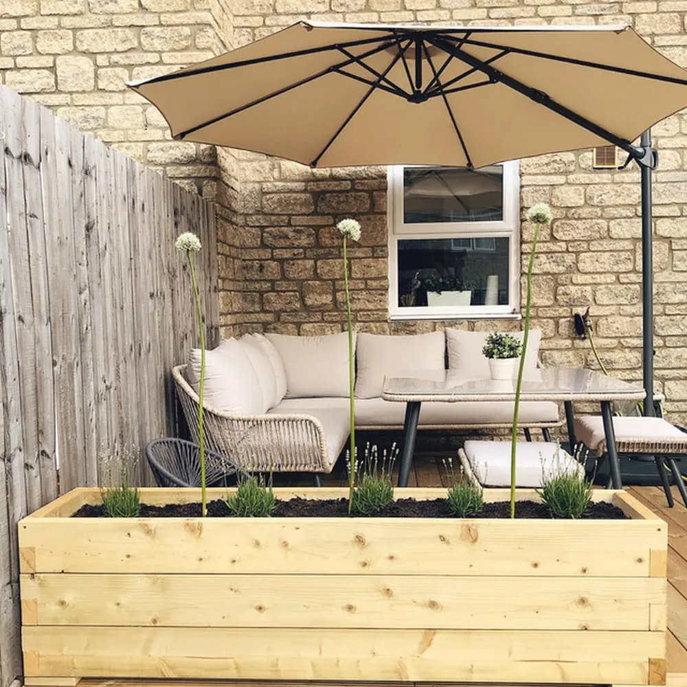 Customisable Wooden Trough Planter - Image 5