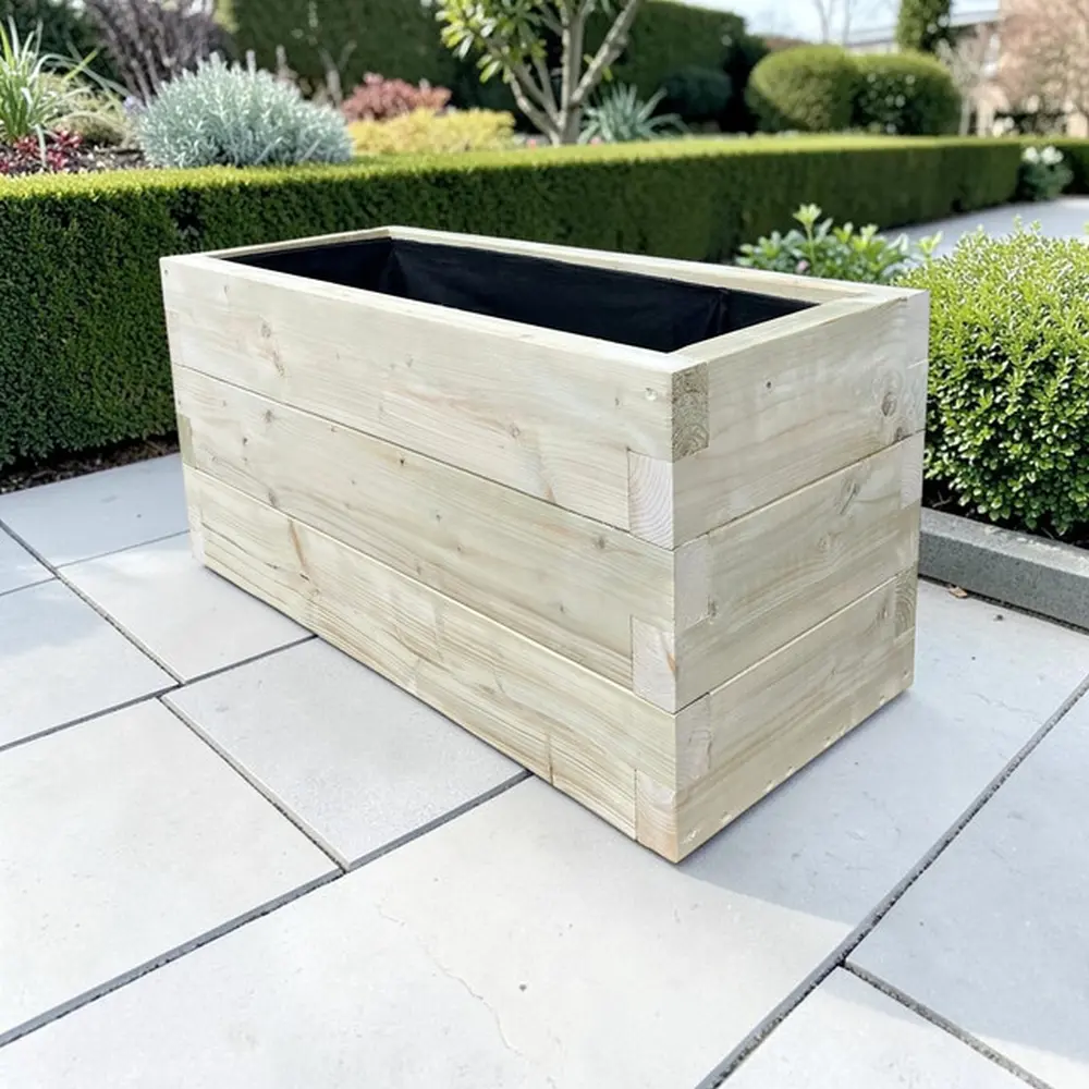 Customisable Wooden Trough Planter - Image 7