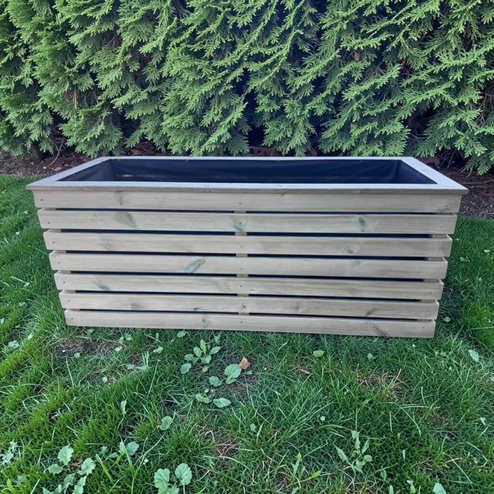 Customisable Cladded Wood Cube Planter - Image 15