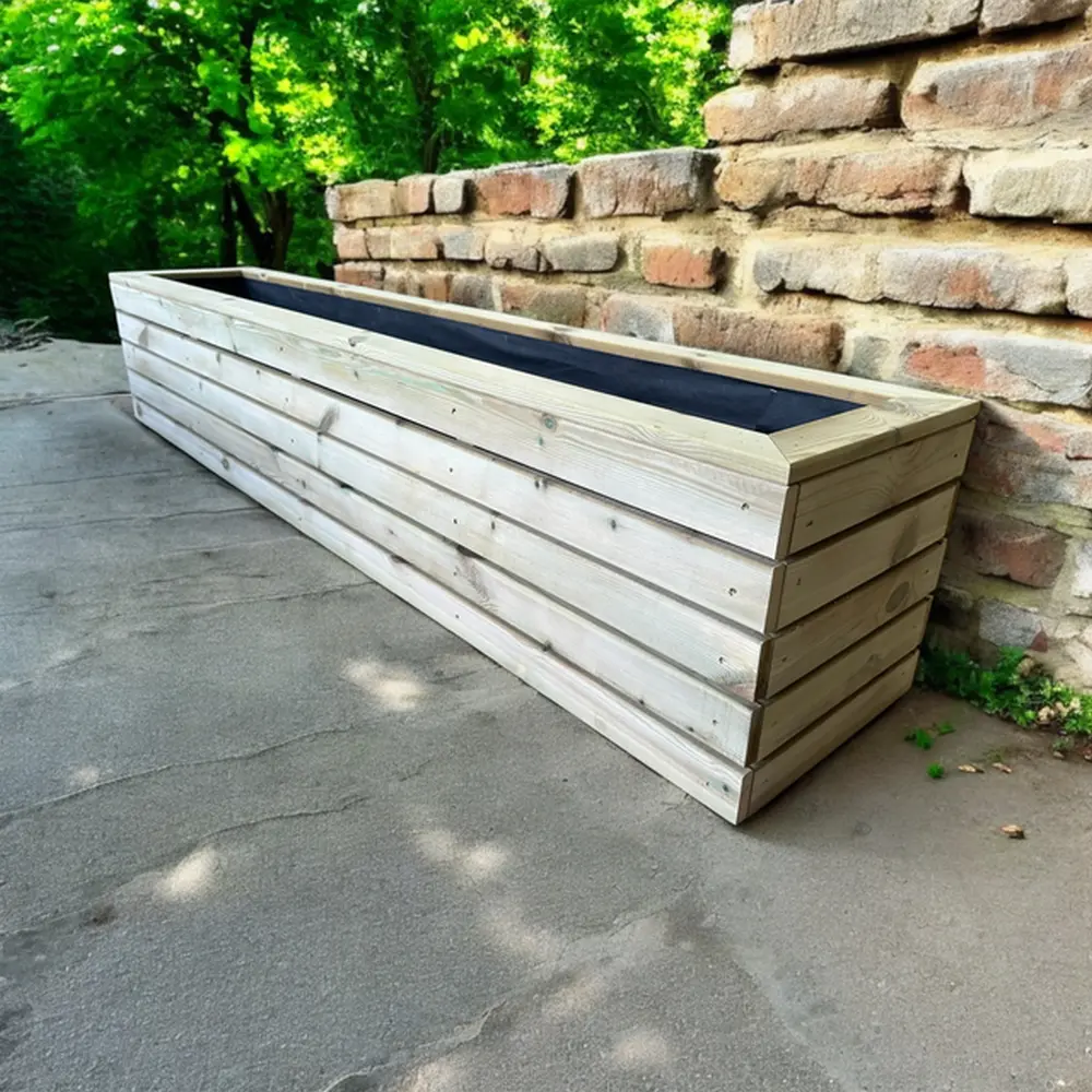 Customisable Cladded Wood Cube Planter - Image 22