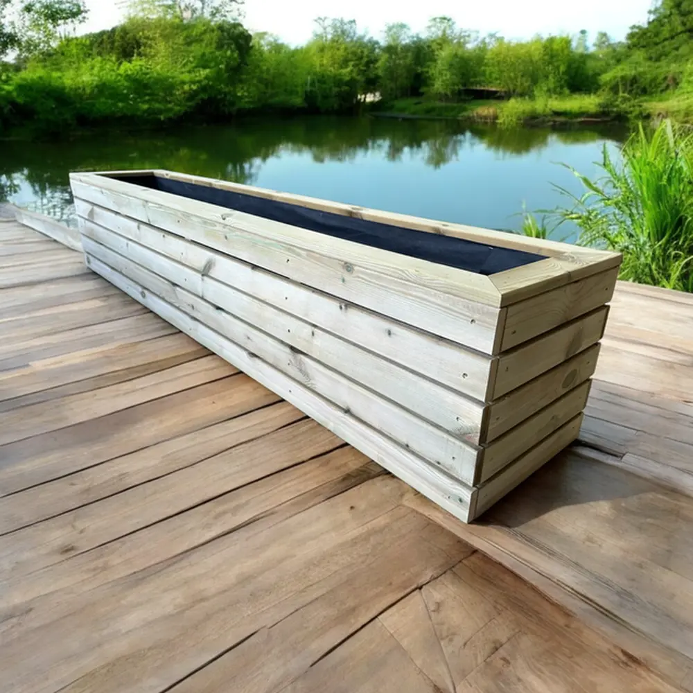 Customisable Cladded Wood Cube Planter - Image 23