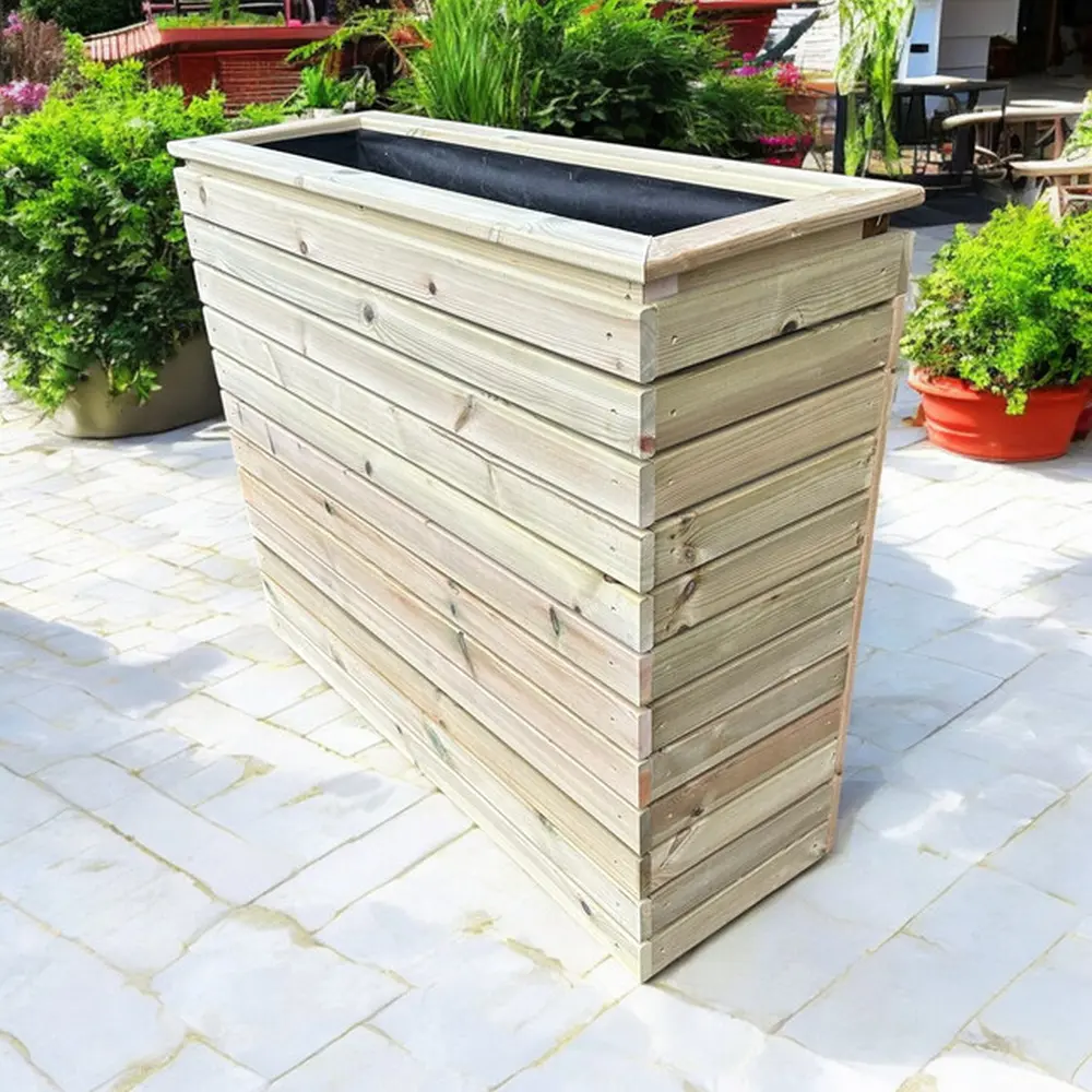 Customisable Cladded Wood Cube Planter - Image 29