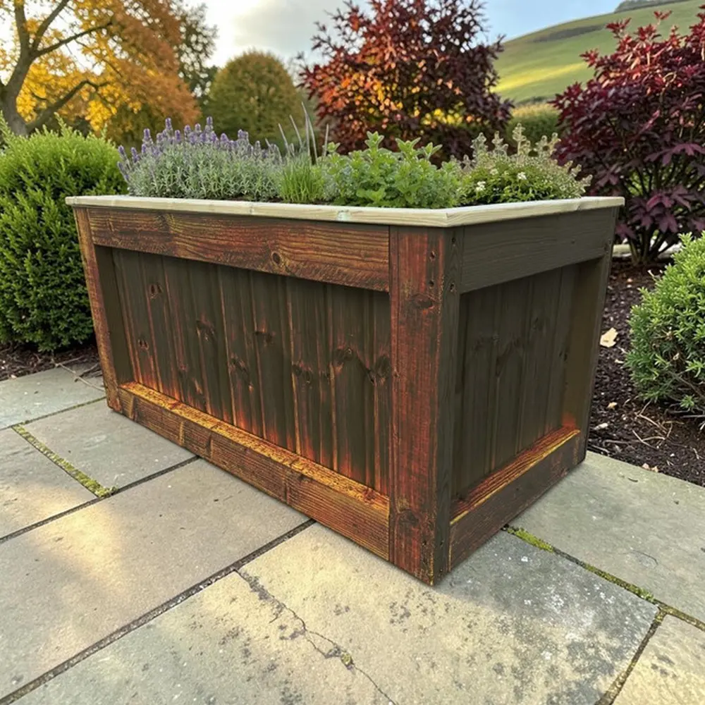 Customisable Wooden Cube Planter - Image 14