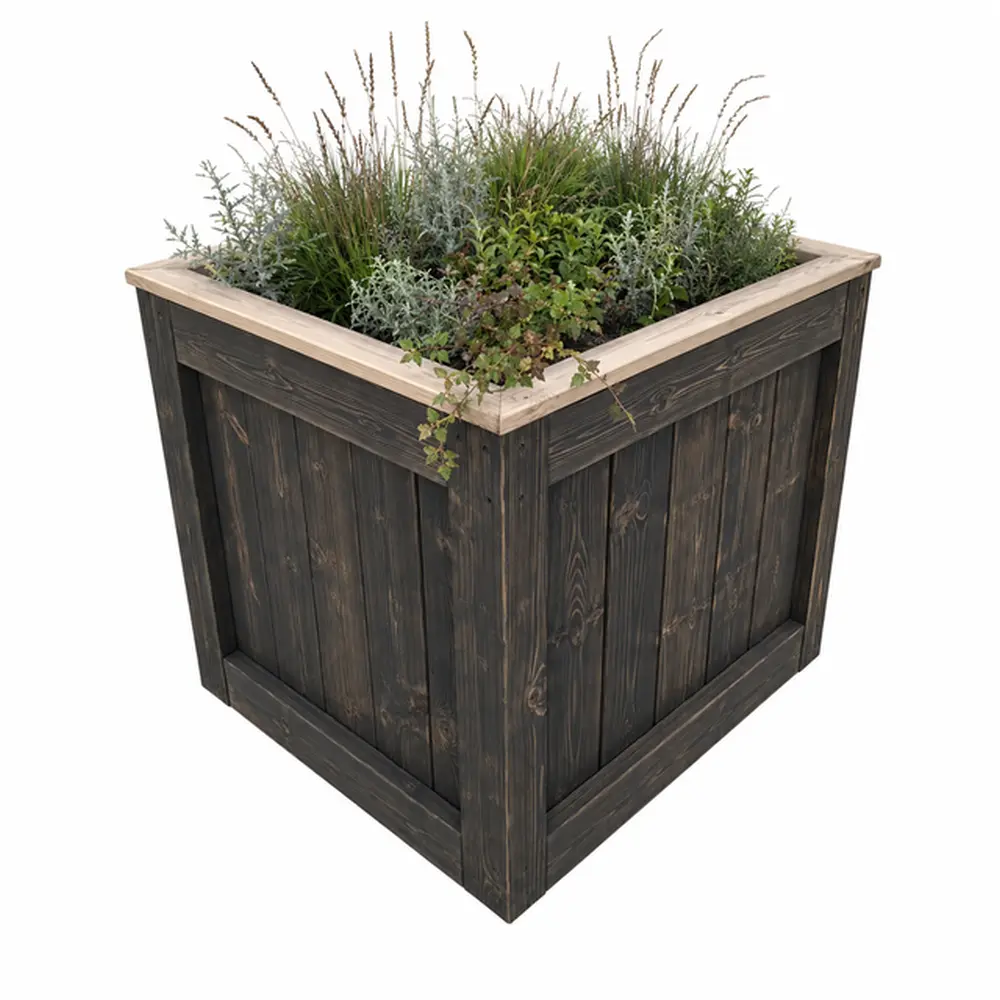 Customisable Wooden Cube Planter - Image 29