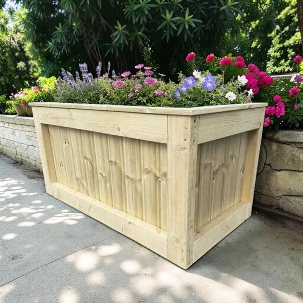Customisable Wooden Cube Planter - Image 6