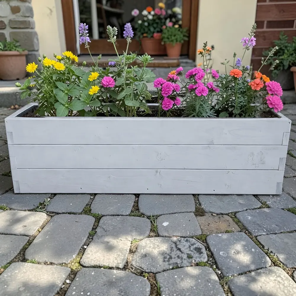Customisable Wooden Cube Planter - Image 10