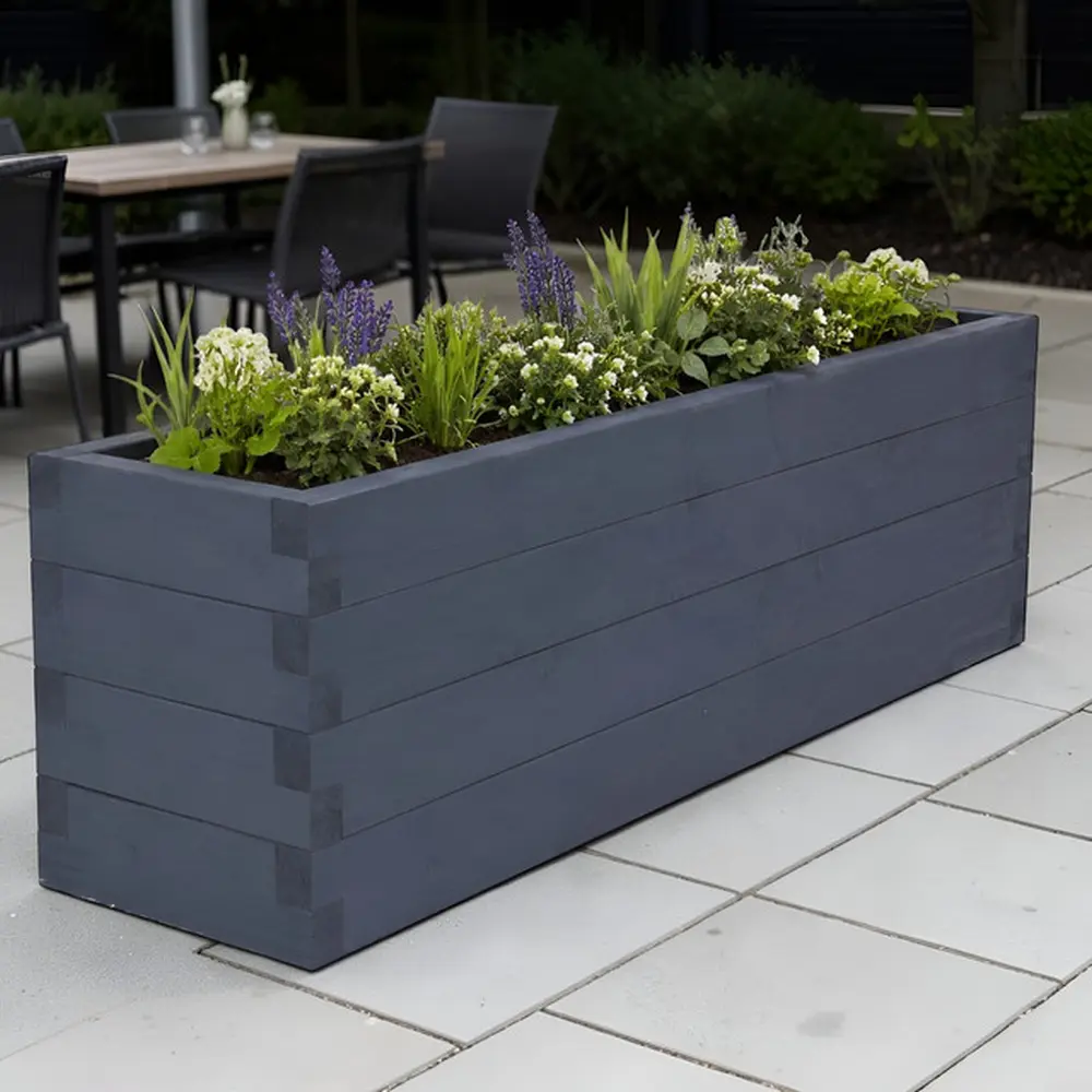 Customisable Wooden Cube Planter - Image 11