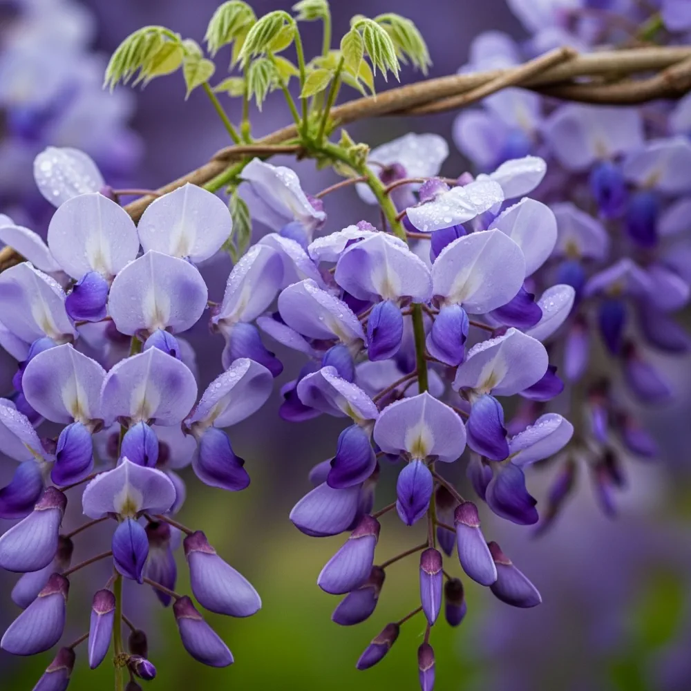 3ft Grafted Chinese Wisteria | Wisteria sinensis 'Blue Sapphire' | 2L Pot - Image 2