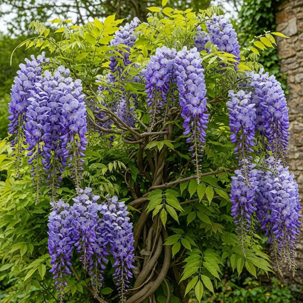 3ft Grafted Chinese Wisteria | Wisteria sinensis 'Blue Sapphire' | 2L Pot - Image 3