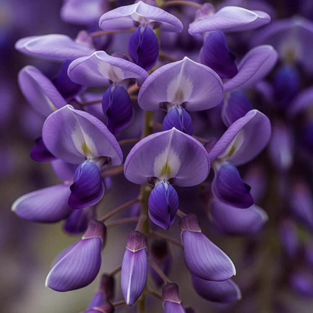 Japanese Wisteria | Wisteria floribunda 'Black Dragon' - Image 2