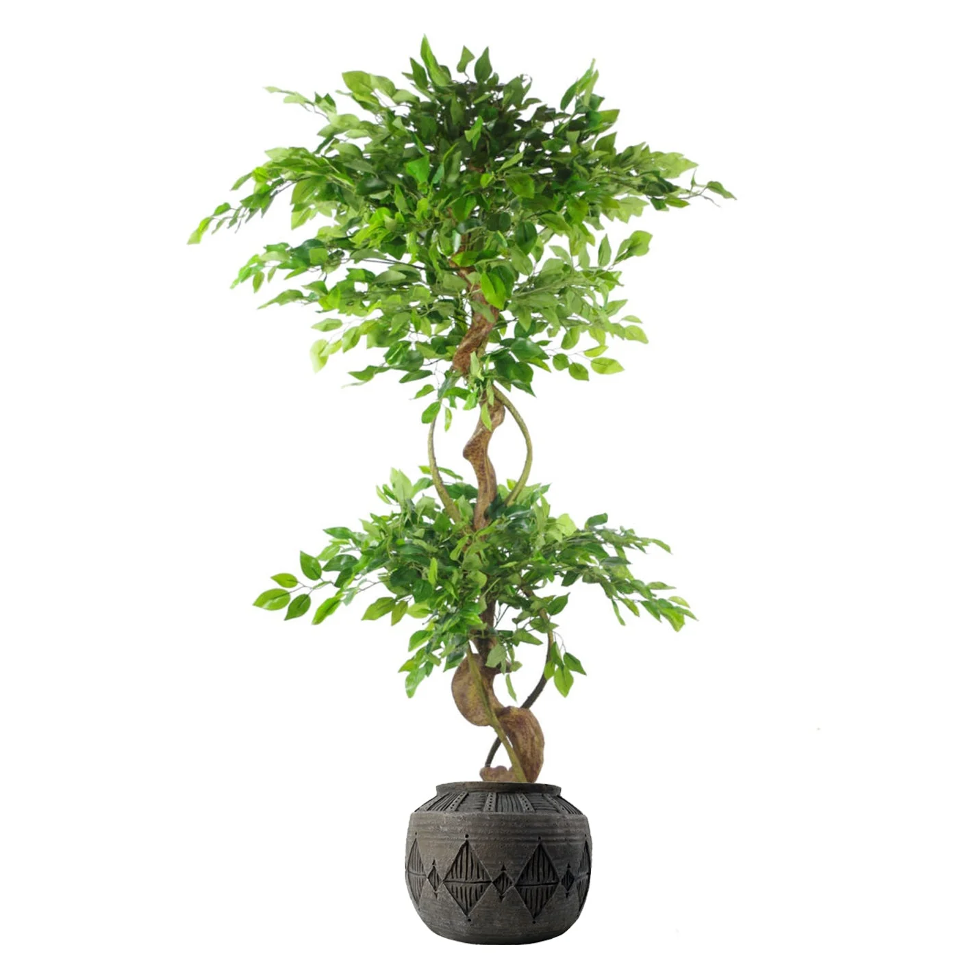Large Composite Diamond Planter - Image 2