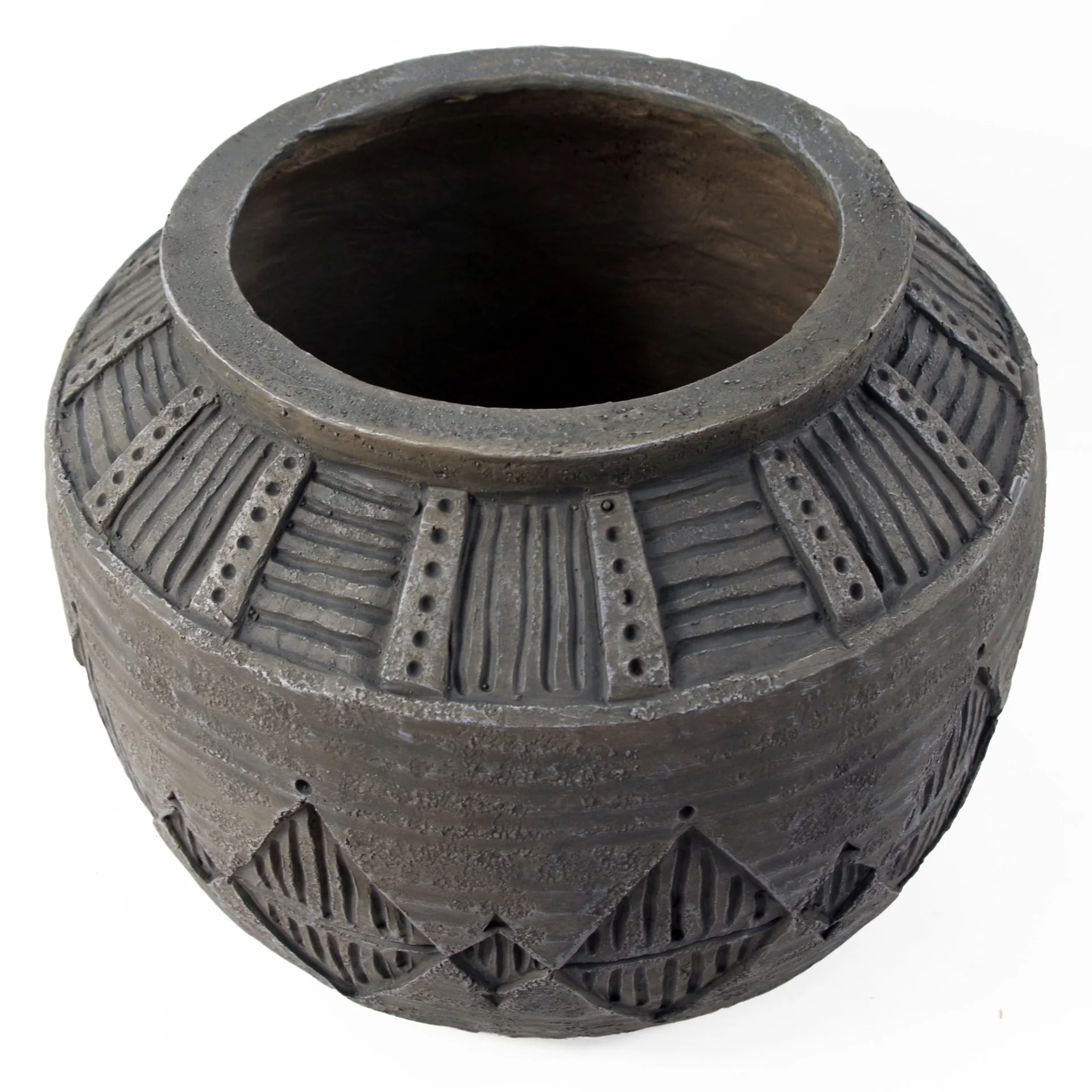 Large Composite Diamond Planter - Image 4