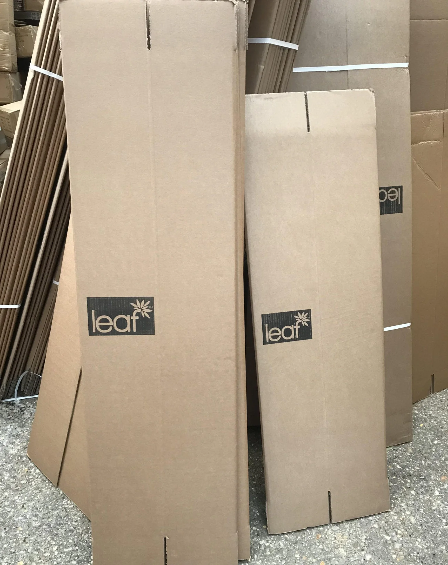 Leaf Long Cardboard Box - 16cm x 16cm x 65cm - Image 2