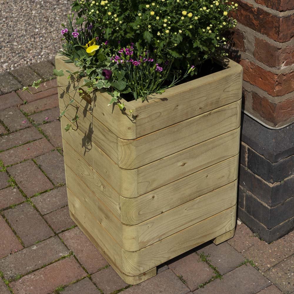 Marberry Square Tall Planter - Image 5