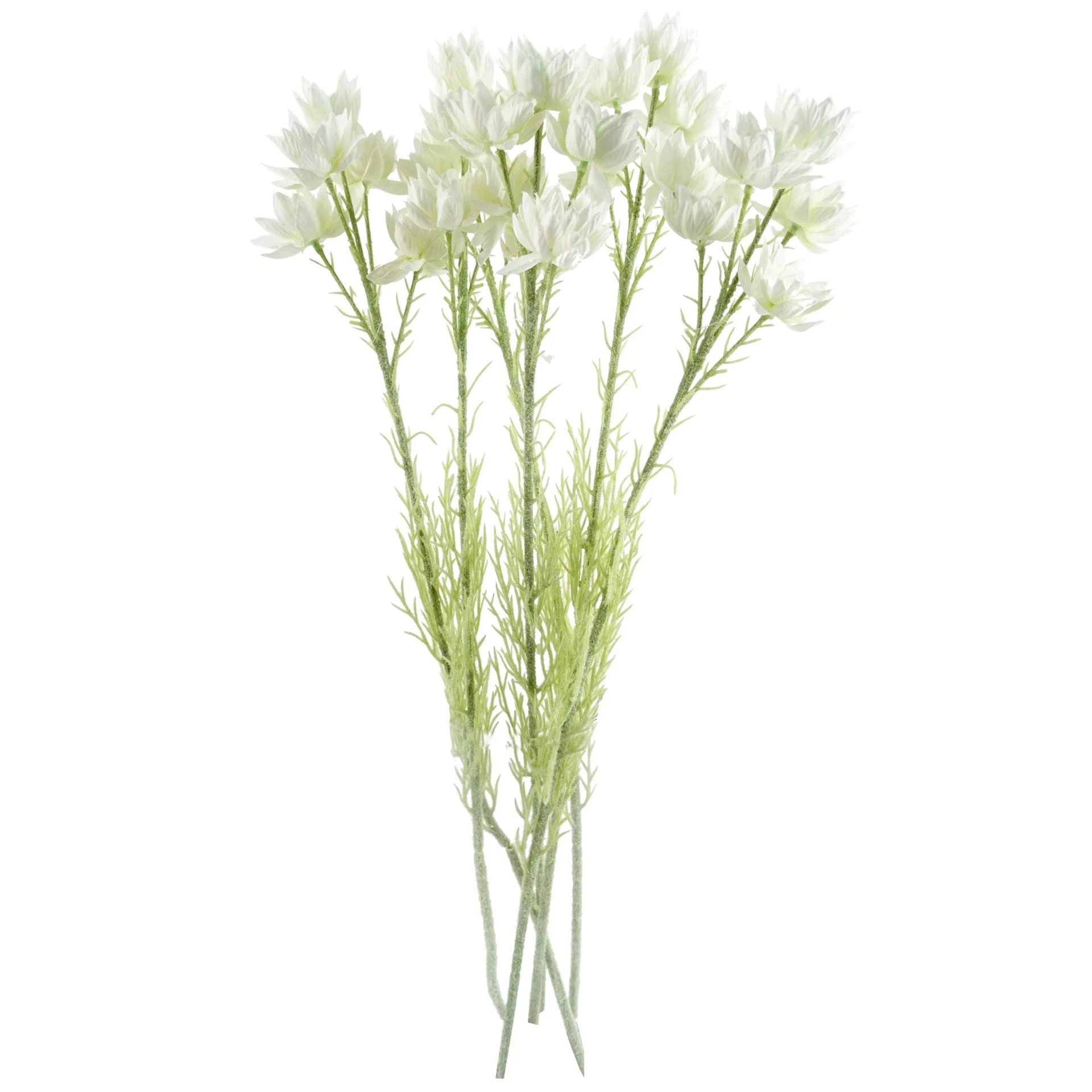 Pack of 6 x 60cm White Starflower Stem - 30 Flowers - Image 2