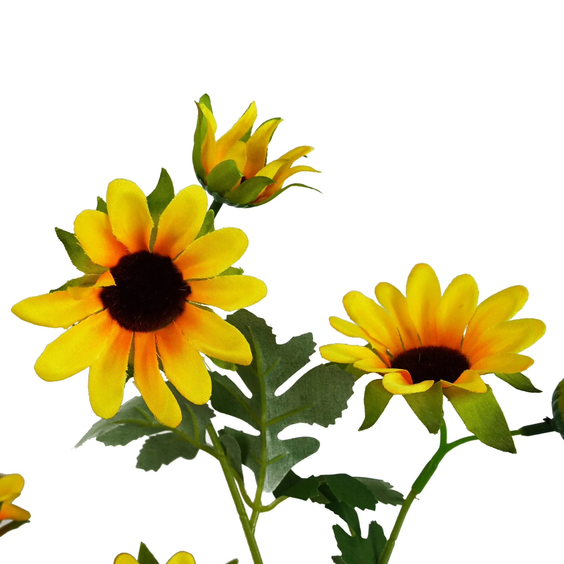 Pack of 6 x 70cm Artificial Yellow Daisy Flower Spray - Image 3