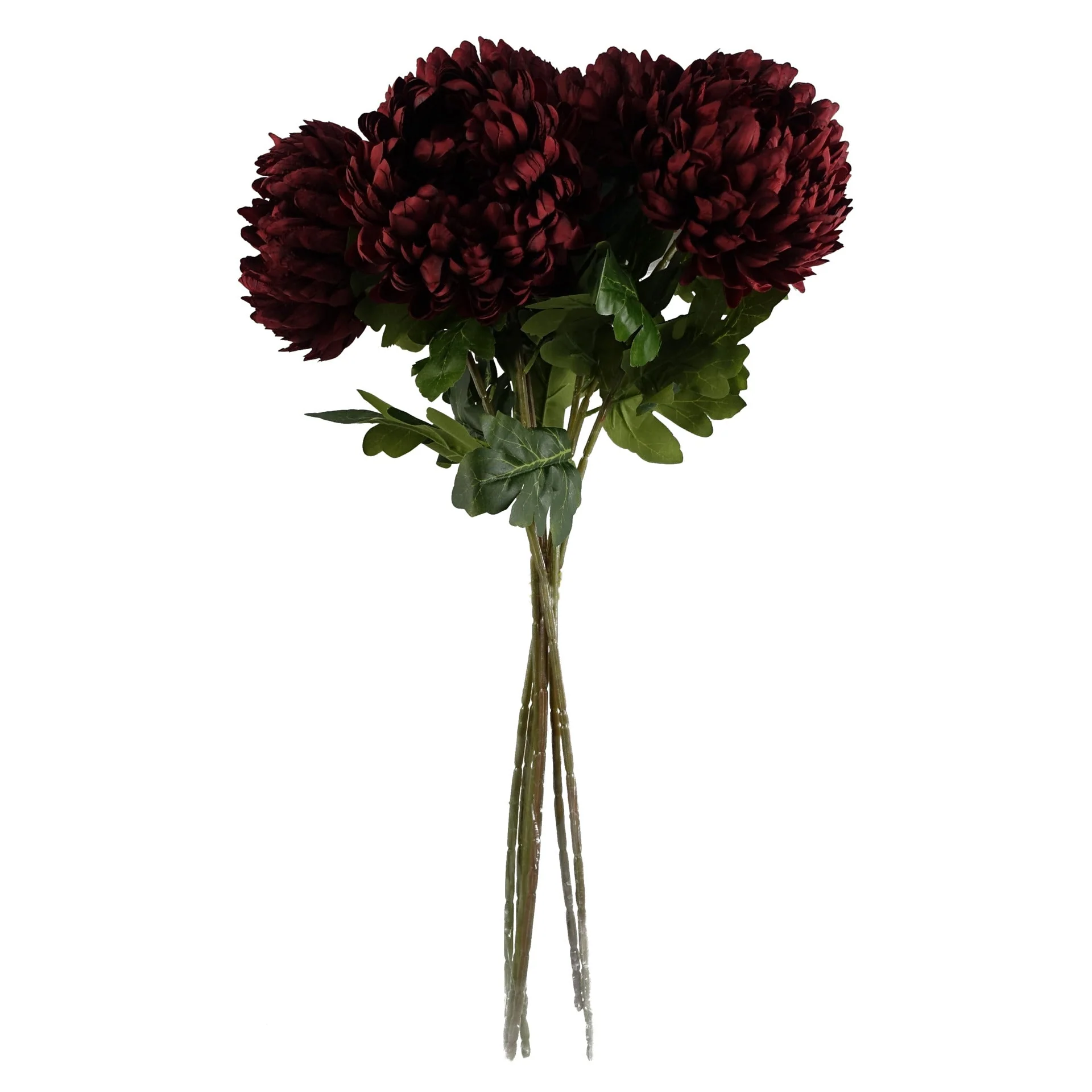 Pack of 6 x 75cm Extra Large Reflex Chrysanthemum - Red - Image 3