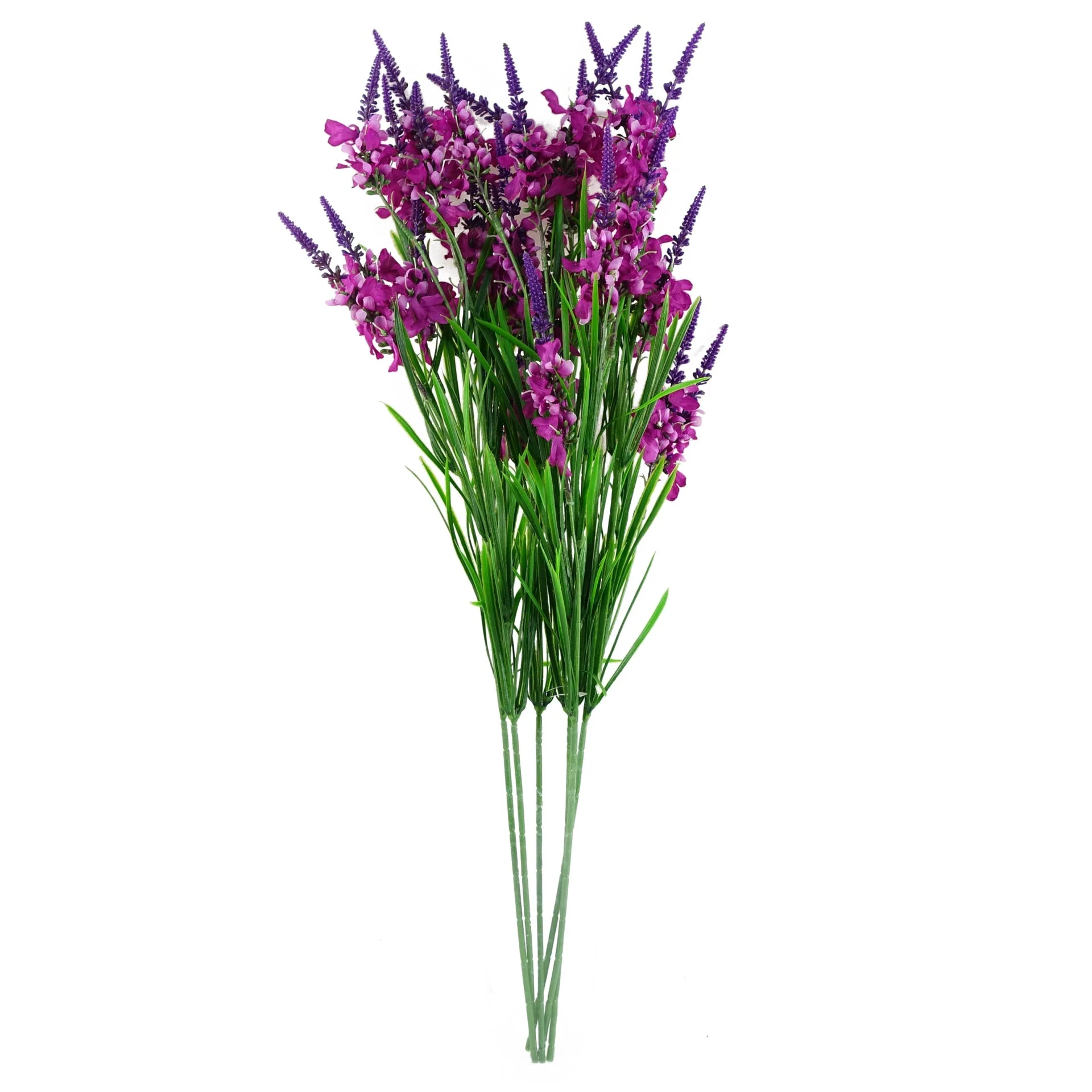 Pack of 6 x 80cm Dark Pink Larkspur Artifical Stem - Image 2