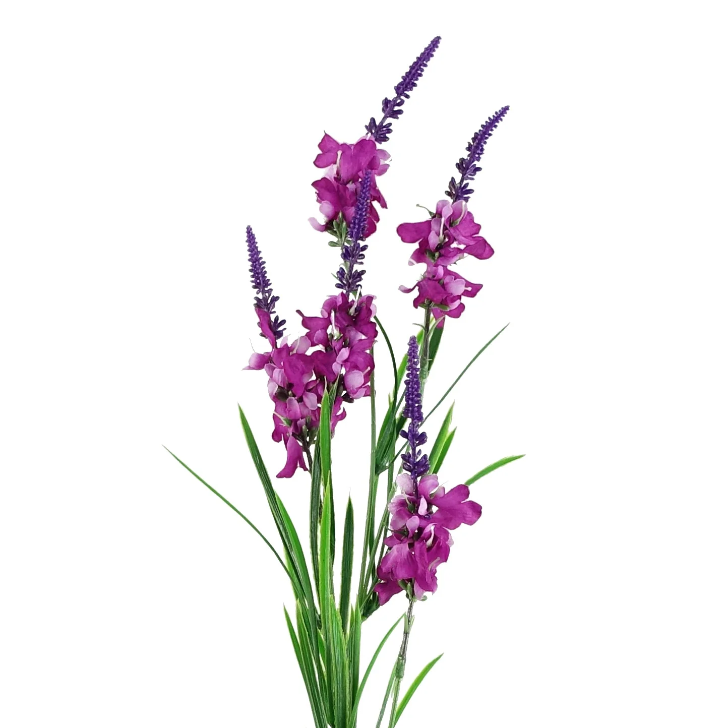 Pack of 6 x 80cm Dark Pink Larkspur Artifical Stem - Image 4