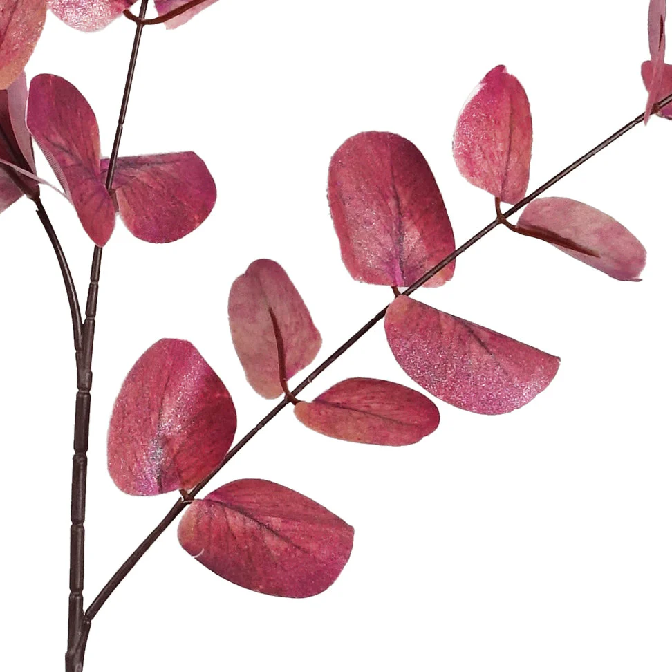 Pack of 6 x 80cm Pink Eucalyptus Foliage Stem - Image 4