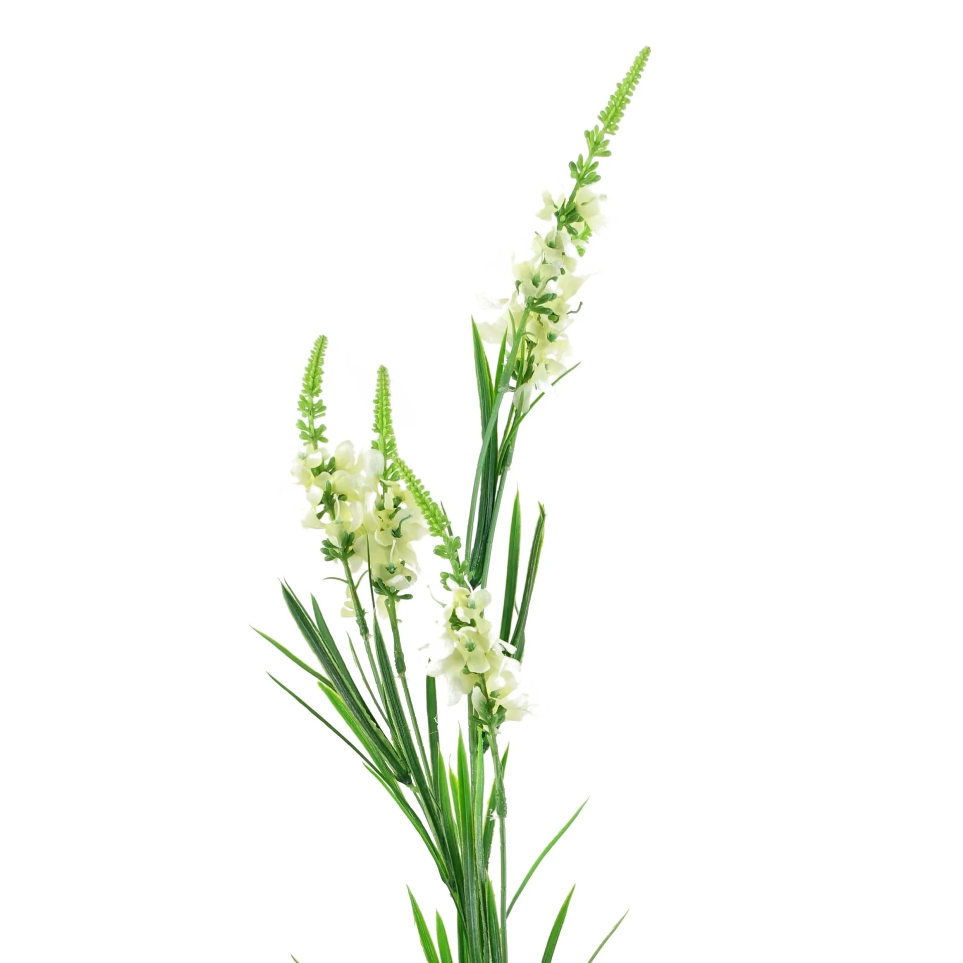Pack of 6 x 80cm White Larkspur Artifical Stem - Image 4