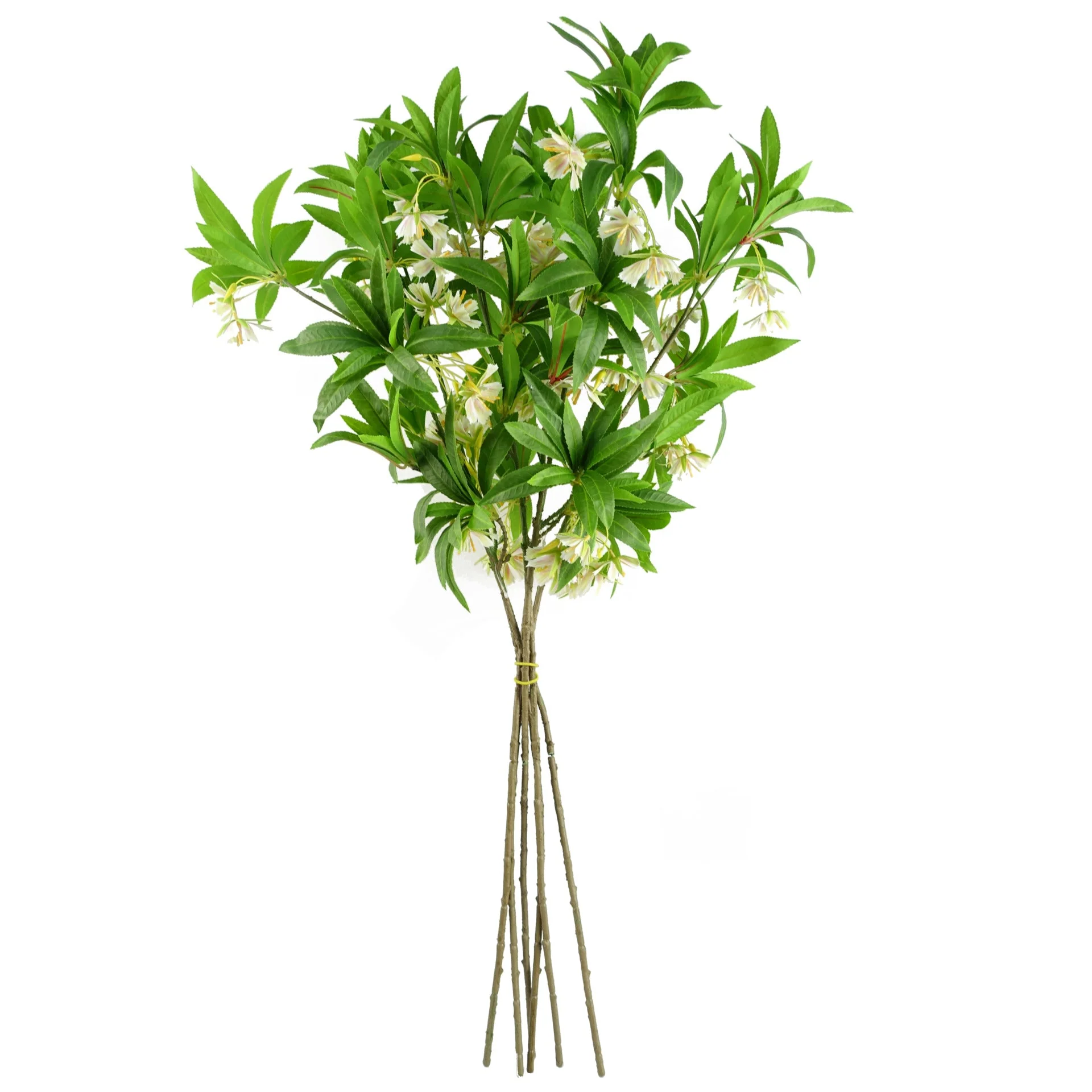 Pack of 6 x 90cm Artificial Hainan Elaeocarpus Stem - Image 2