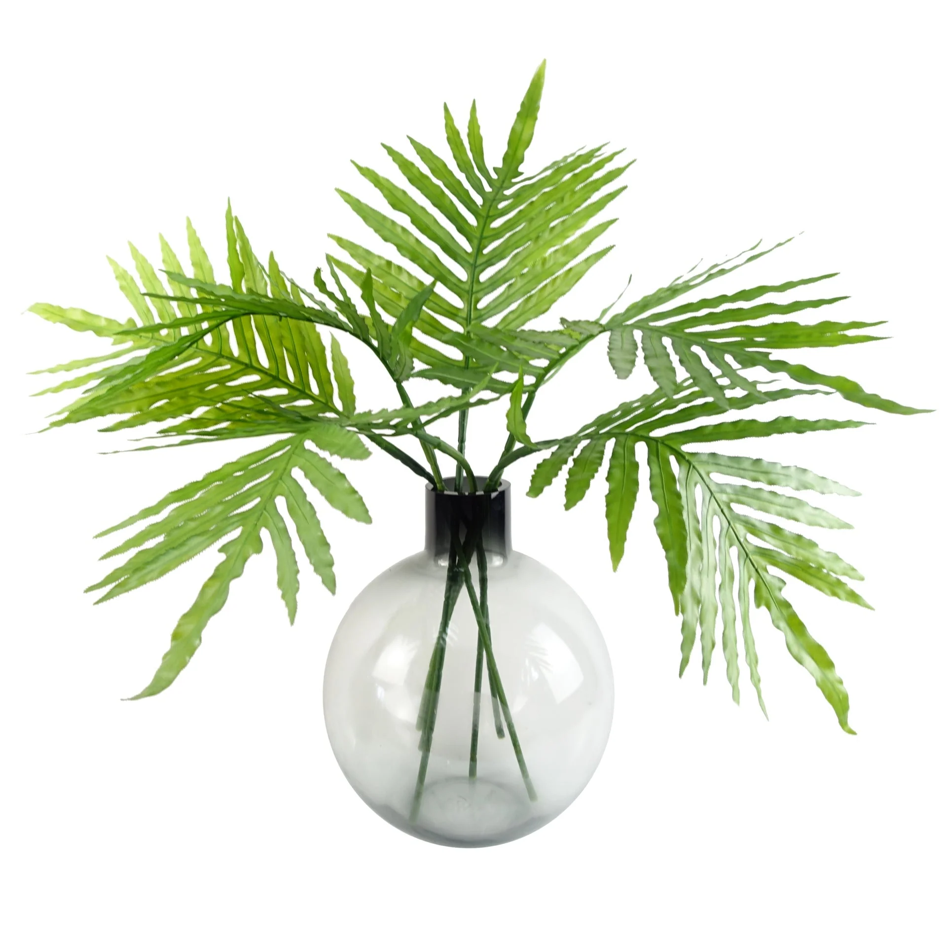 Pack of 6 x 95cm Green Palm Leaf - Image 2