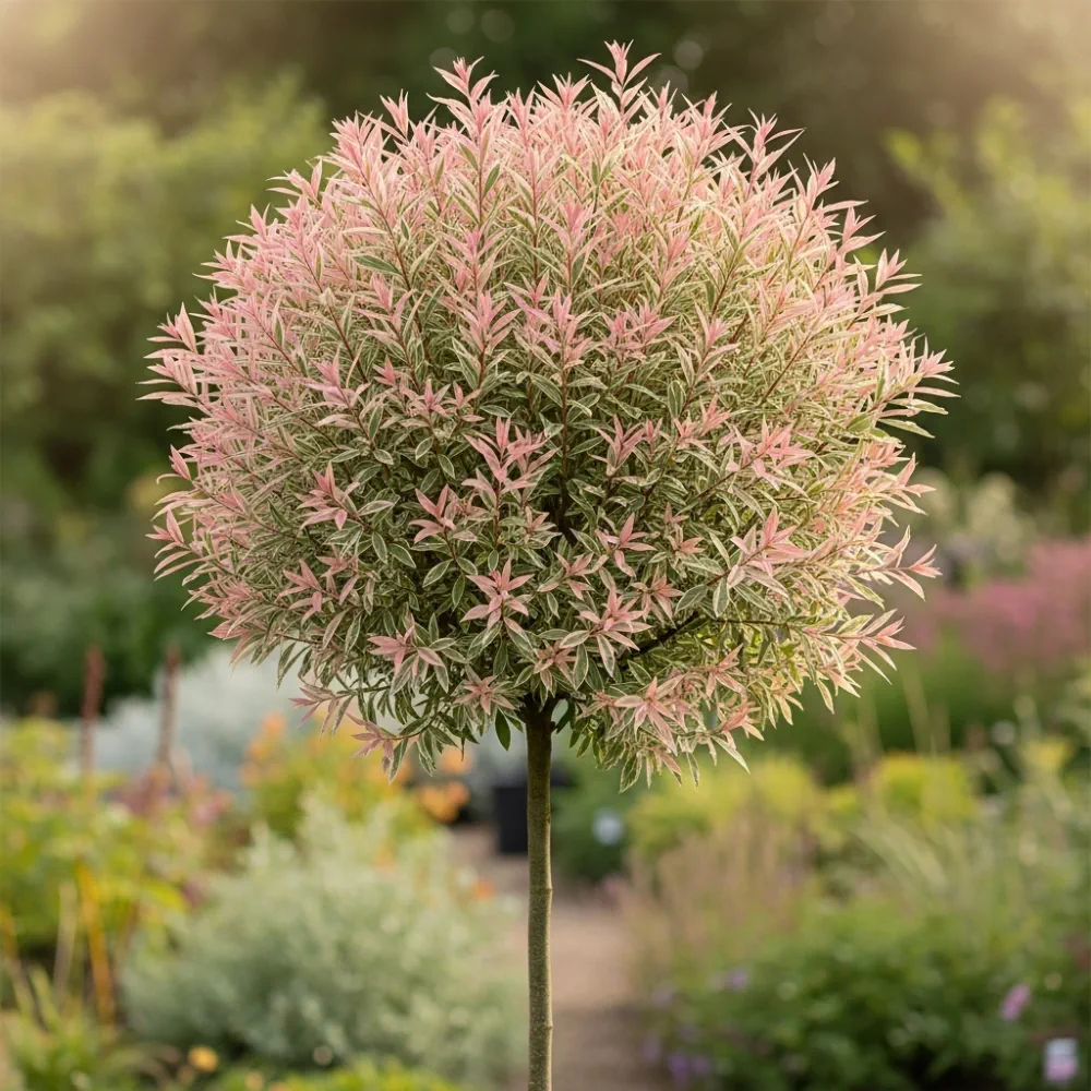 Pair of 5ft Flamingo Willow Trees | Salix Integra Hakuro Nishiki | 2 x 5L Pot - Image 4