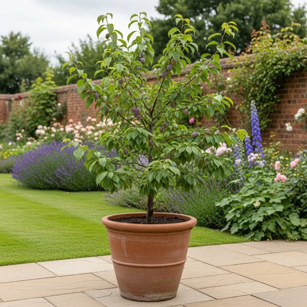 Patio 'Victoria' Plum Tree | 3ft | Bare Root - Image 7