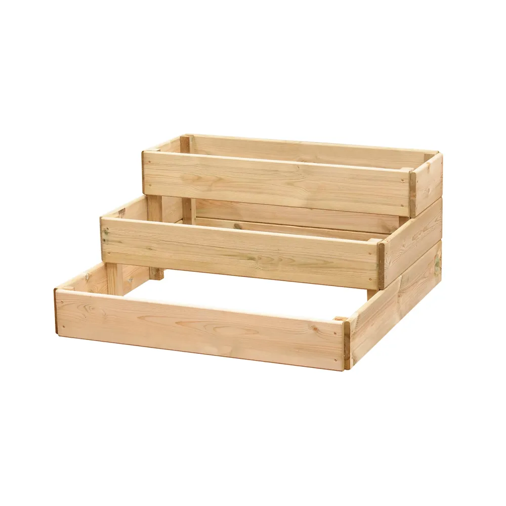 Premium Cascading Wood Raised Bed - Image 5