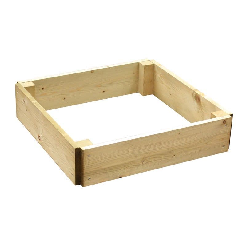 Premium Square Wood Raised Bed - Image 5