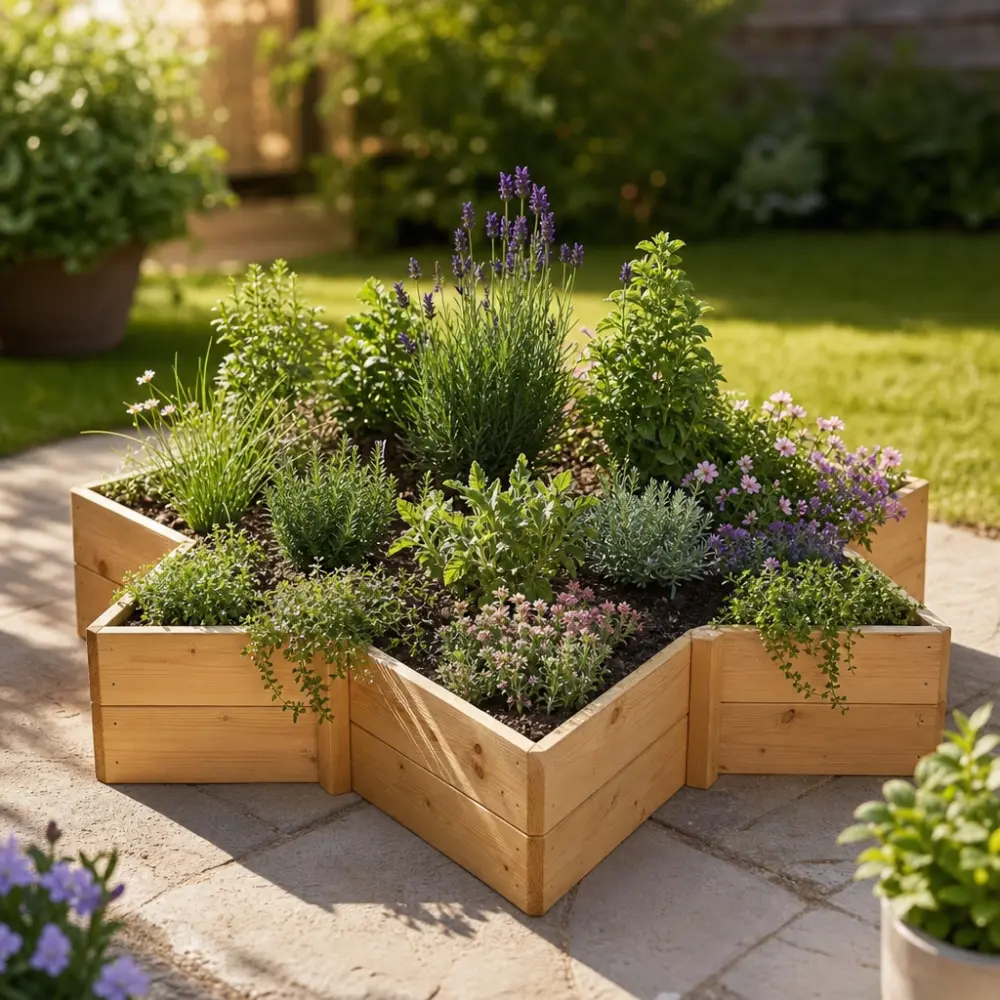 Premium Star Wood Raised Bed - Image 2