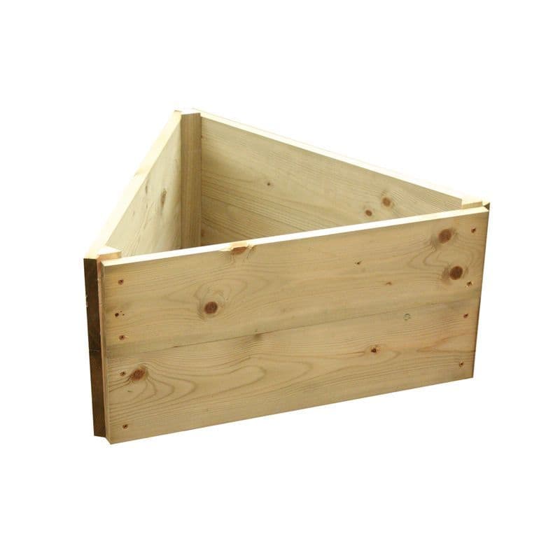 Premium Triangle Wood Raised Bed - Image 3