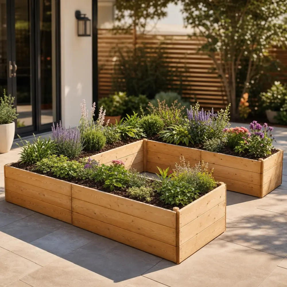 Premium U- Wood Raised Bed - Image 2