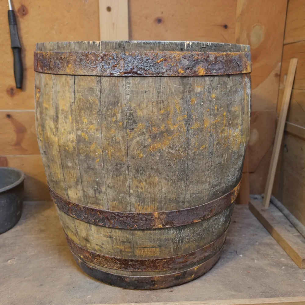 Rustic Oak Barrel Tree / Herb / Bedding Planter - Image 102