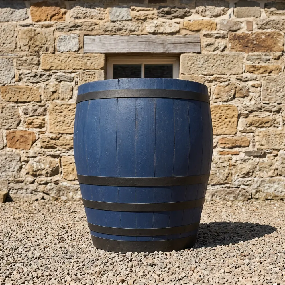 Rustic Oak Barrel Tree / Herb / Bedding Planter - Image 112