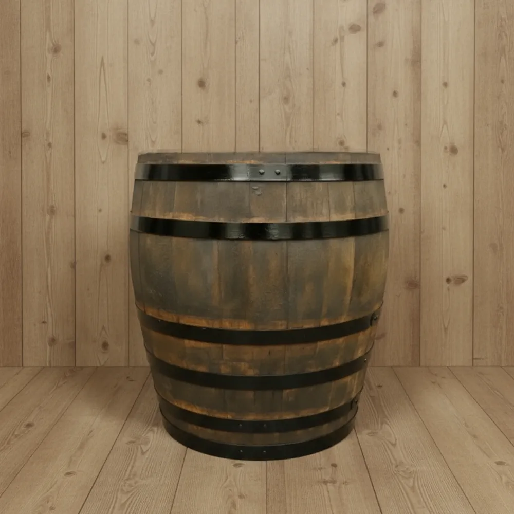 Rustic Oak Barrel Tree / Herb / Bedding Planter - Image 120