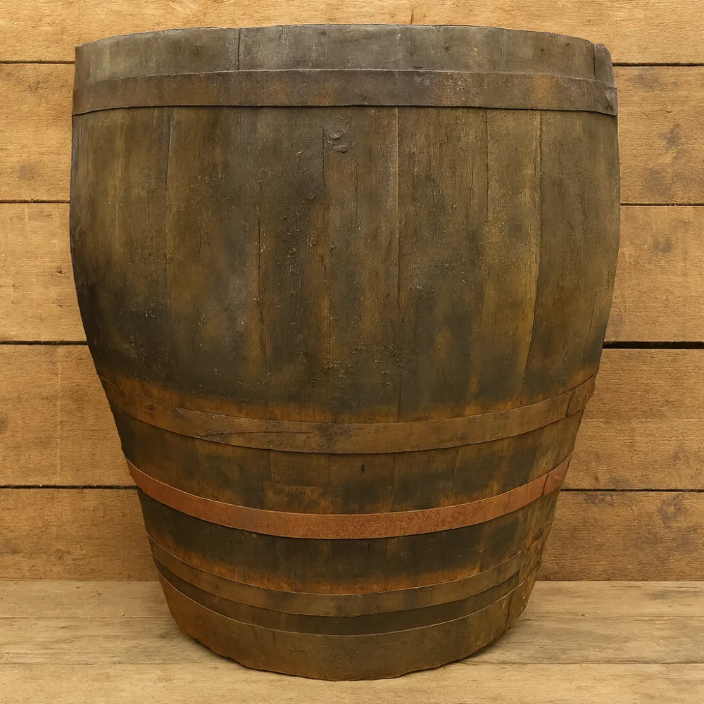 Rustic Oak Barrel Tree / Herb / Bedding Planter - Image 126