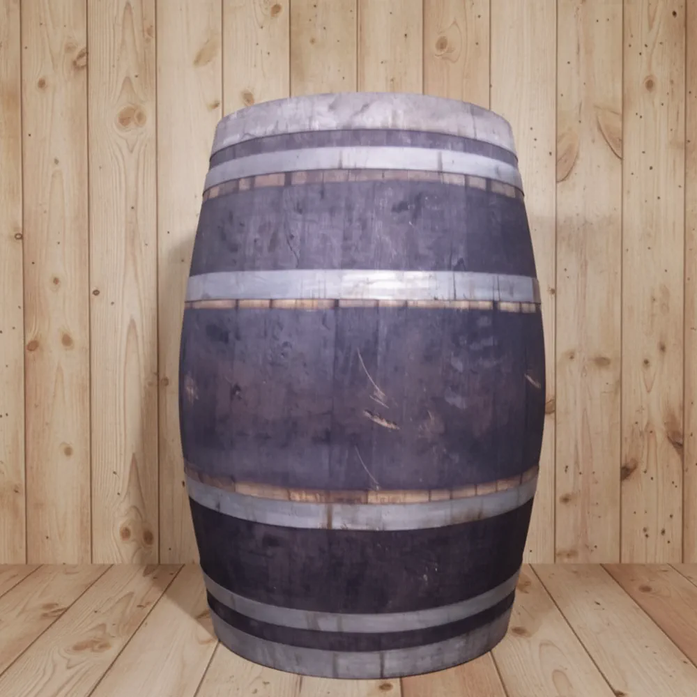 Rustic Oak Barrel Tree / Herb / Bedding Planter - Image 148