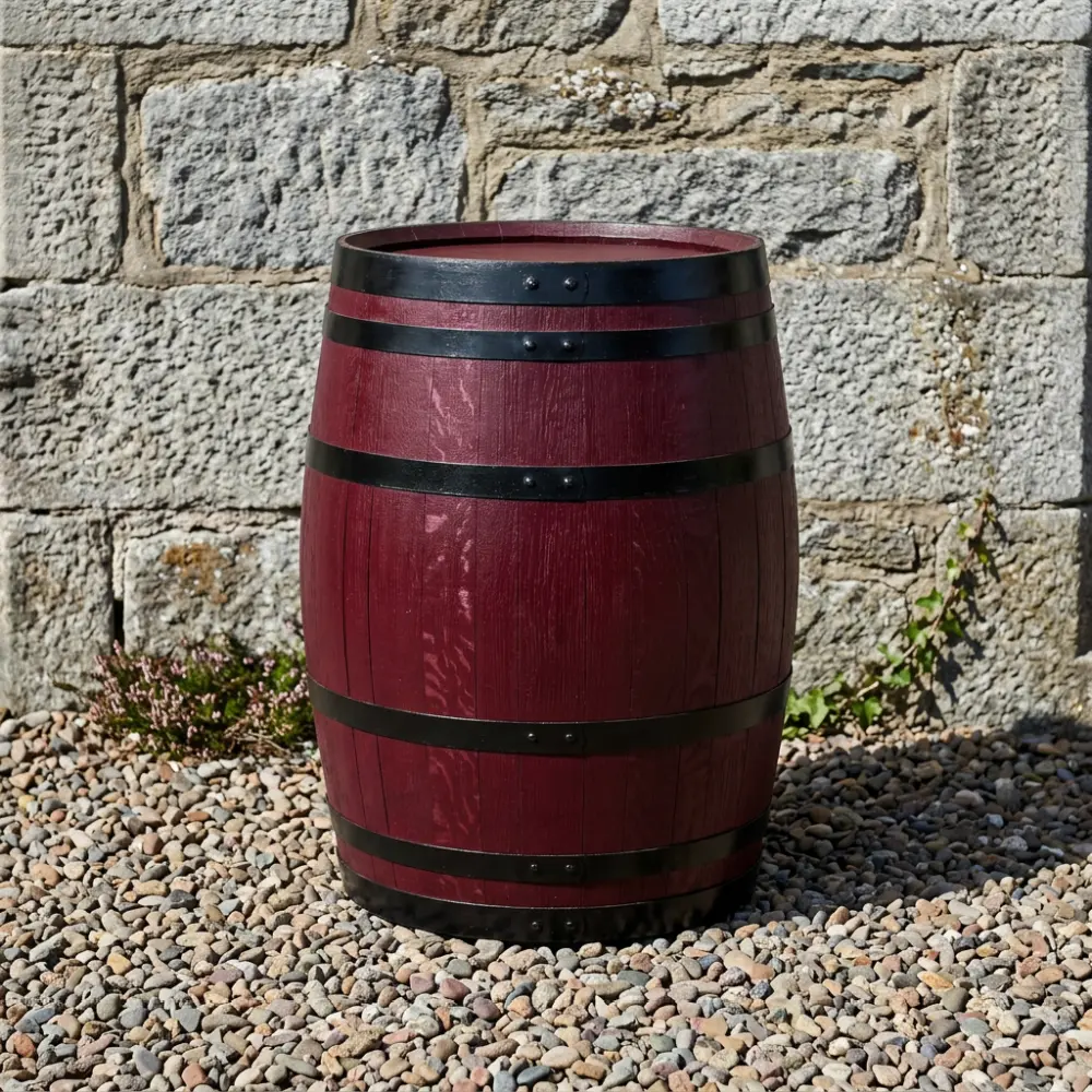 Rustic Oak Barrel Tree / Herb / Bedding Planter - Image 150