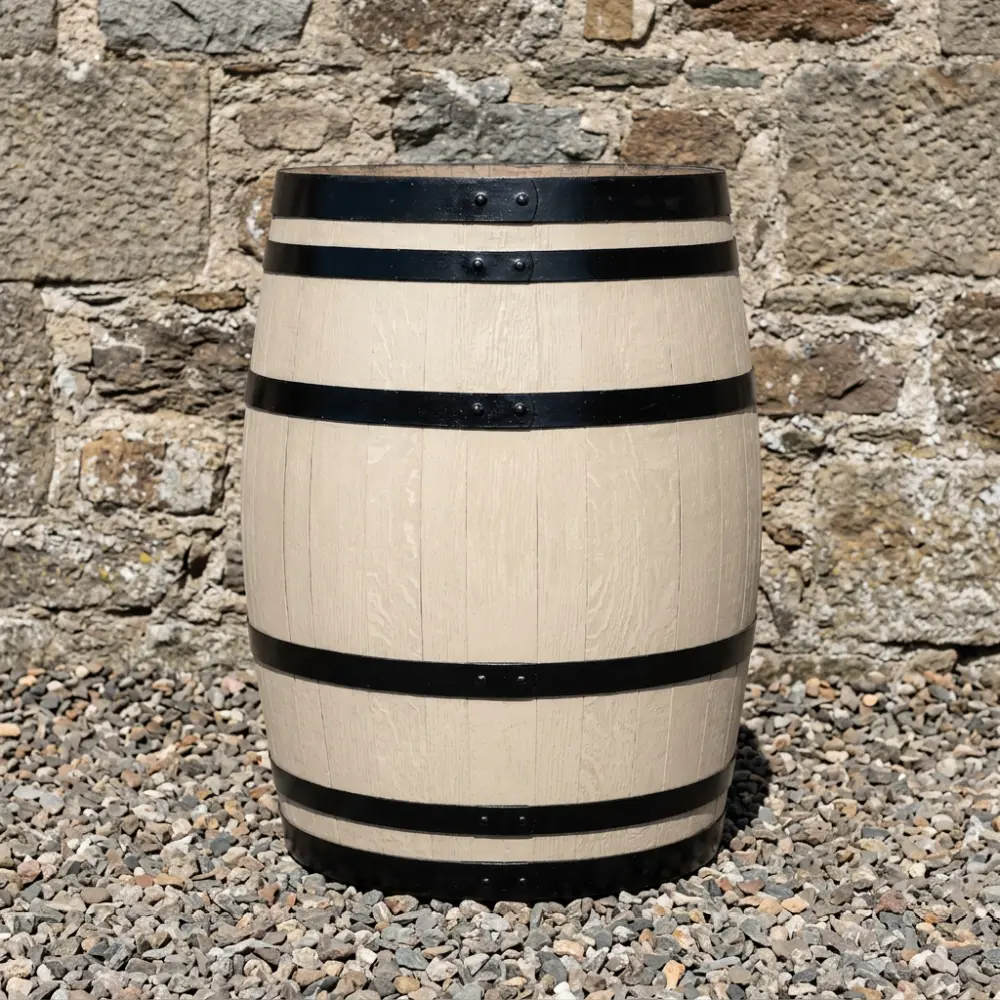 Rustic Oak Barrel Tree / Herb / Bedding Planter - Image 160